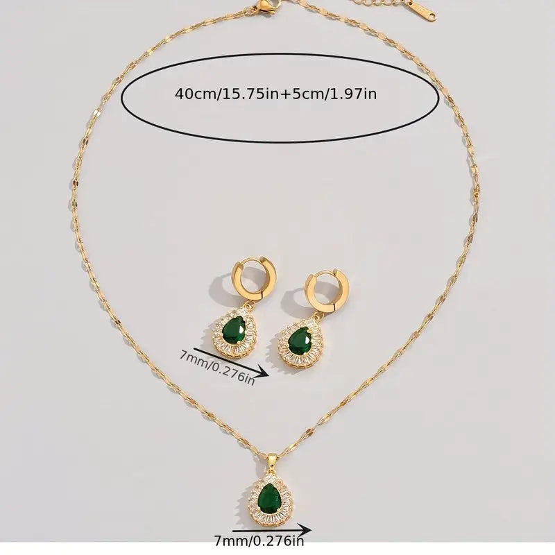 ZEVORA Rheya Lysandelle 18K Gold Jewelry Set – Handmade & Hypoallergenic