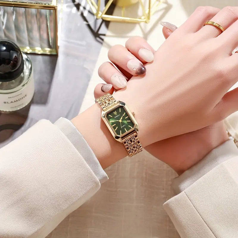 ZEVORA Regalia Link Watch – Gold