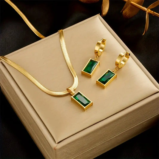 ZEVORA Iselotte Verdain Jewelry Set – Gold
