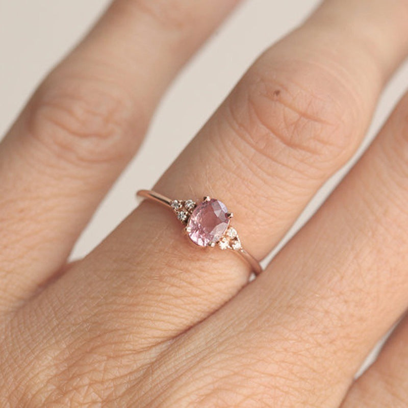 ZEVORA Lustre Bloom Ring | Rose Gold