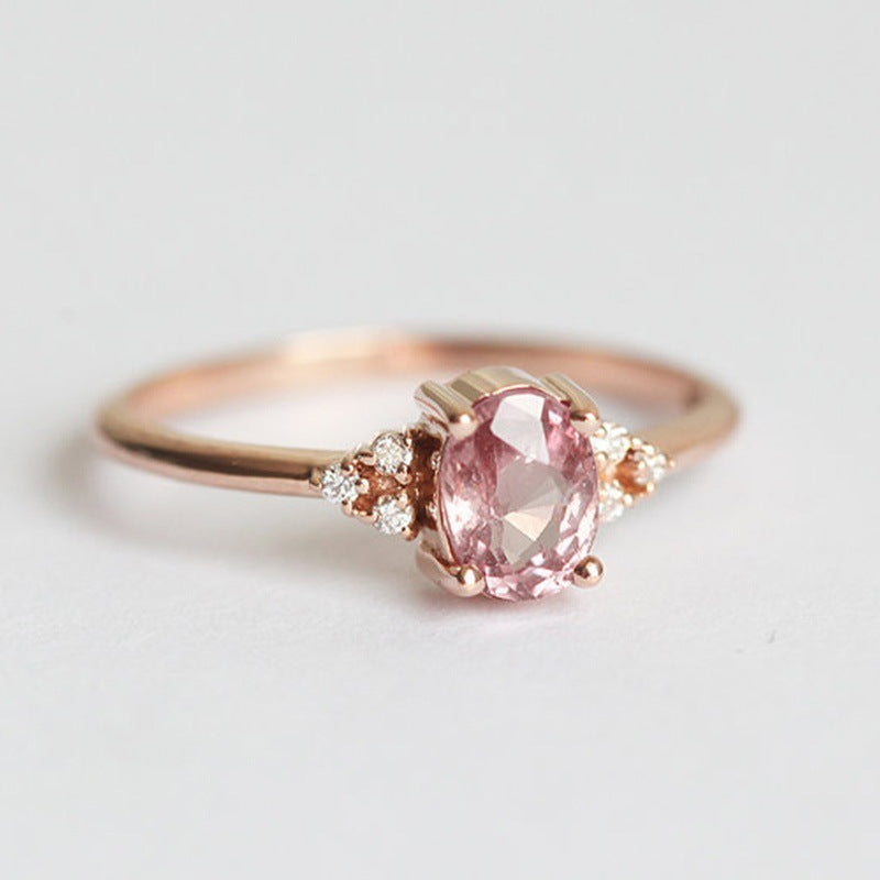 ZEVORA Lustre Bloom Ring | Rose Gold