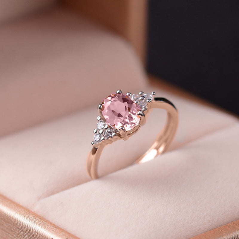 ZEVORA Lustre Bloom Ring | Rose Gold