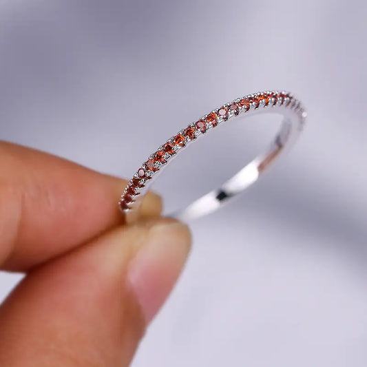ZEVORA Soraya Rubelis Ring – Handmade White Gold & Ruby Jewelry