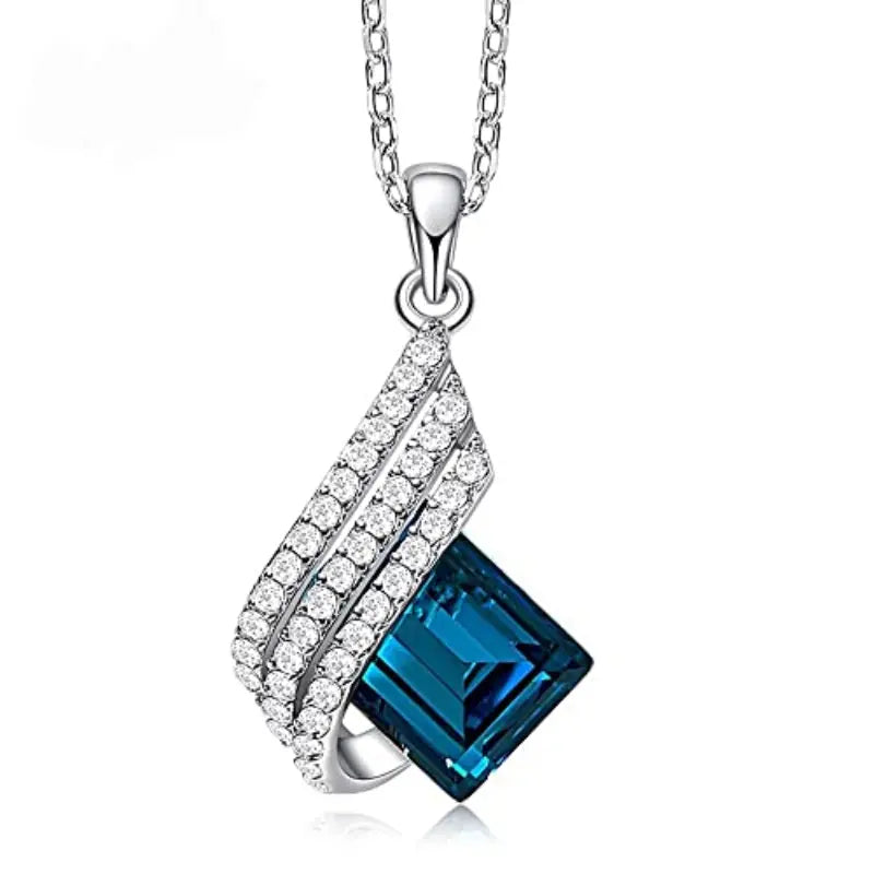 Brienne Solazure White Gold Jewelry Set – Handmade & Hypoallergenic