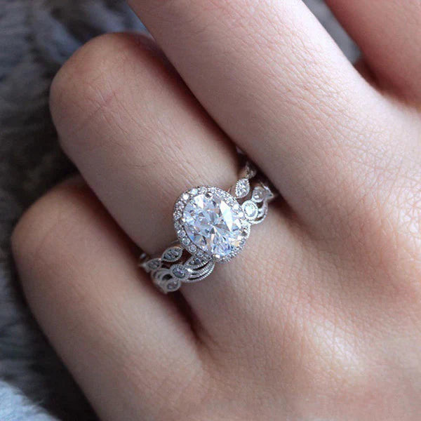 ZEVORA Adelina Corsaglia Ring – Handmade White Gold Italian Jewelry