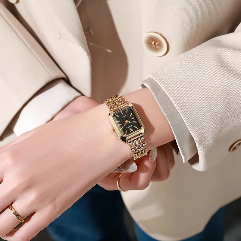 ZEVORA Regalia Link Watch – Gold