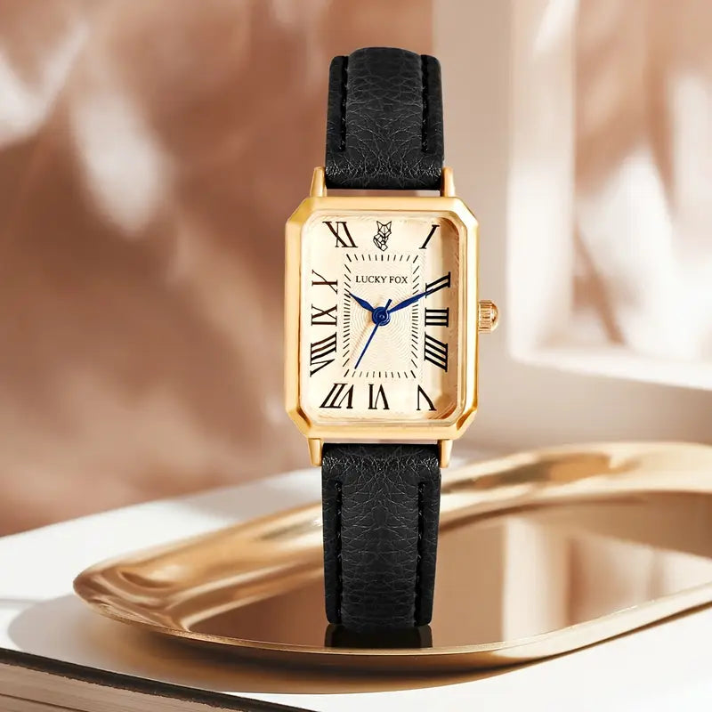 ZEVORA Vivelle Crest Watch – Gold