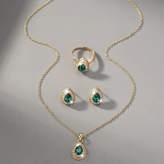 ZEVORA Noémie Glastra 18K Gold Jewelry Set – Handmade & Hypoallergenic