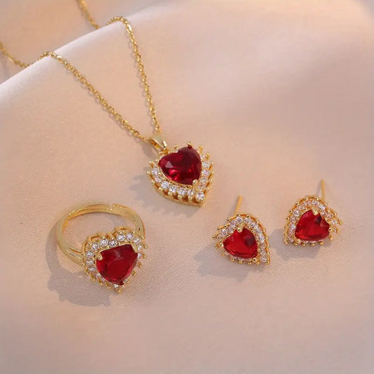 ZEVORA Anavelle Roubella 18K Gold Jewelry Set – Handmade & Hypoallergenic