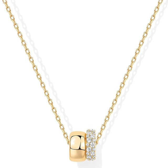 ZEVORA Lumi Duo Necklace – Gold