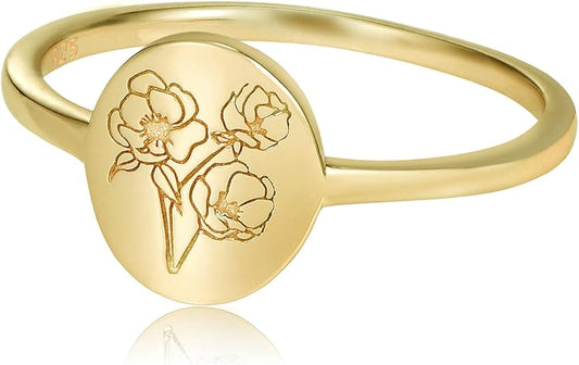 ZEVORA Roselina Vescovo Ring – Handmade Gold Jewelry
