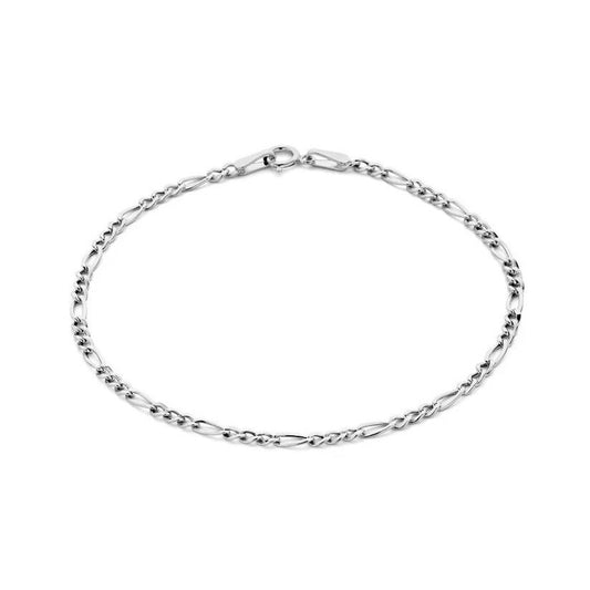 ZEVORA Neris Alaine Bracelet – Handmade White Gold Jewelry