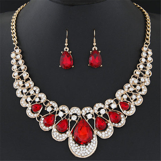 ZEVORA Maevina Crimselle 18K Gold Jewelry Set – Handmade & Hypoallergenic