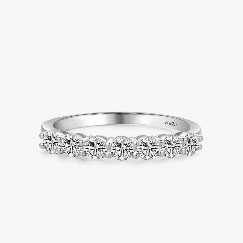 ZEVORA Tullia Fiordalisi Ring – Handmade White Gold Floral Jewelry