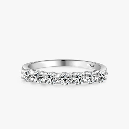 ZEVORA Tullia Fiordalisi Ring – Handmade White Gold Floral Jewelry