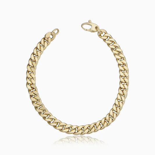 ZEVORA Estate Cuban Bracelet – Handmade Gold Cuban Link Jewelry