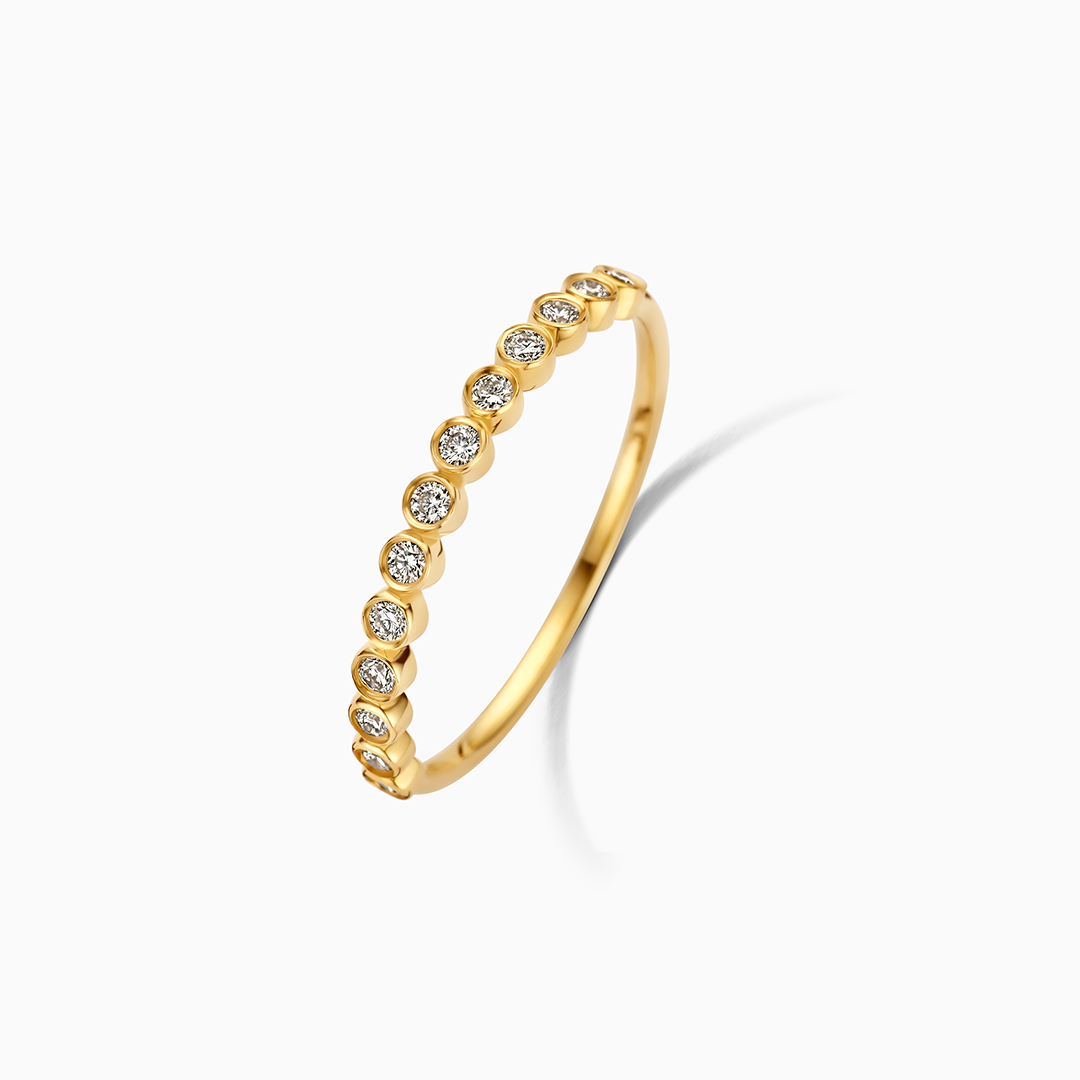 ZEVORA Bubble Ring – Handmade Gold Jewelry