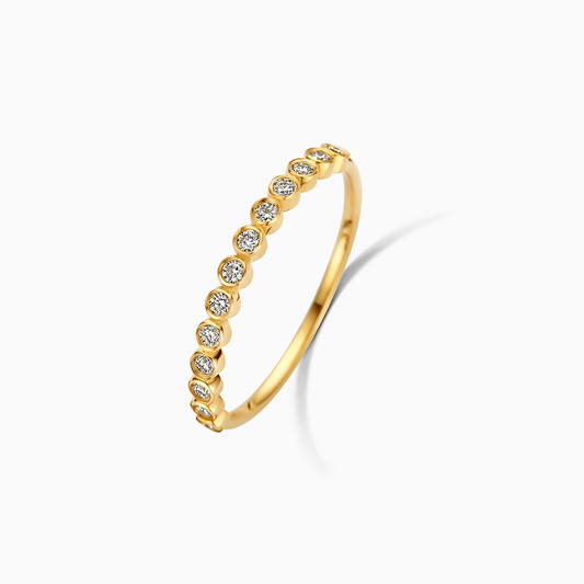 ZEVORA Bubble Ring – Handmade Gold Jewelry