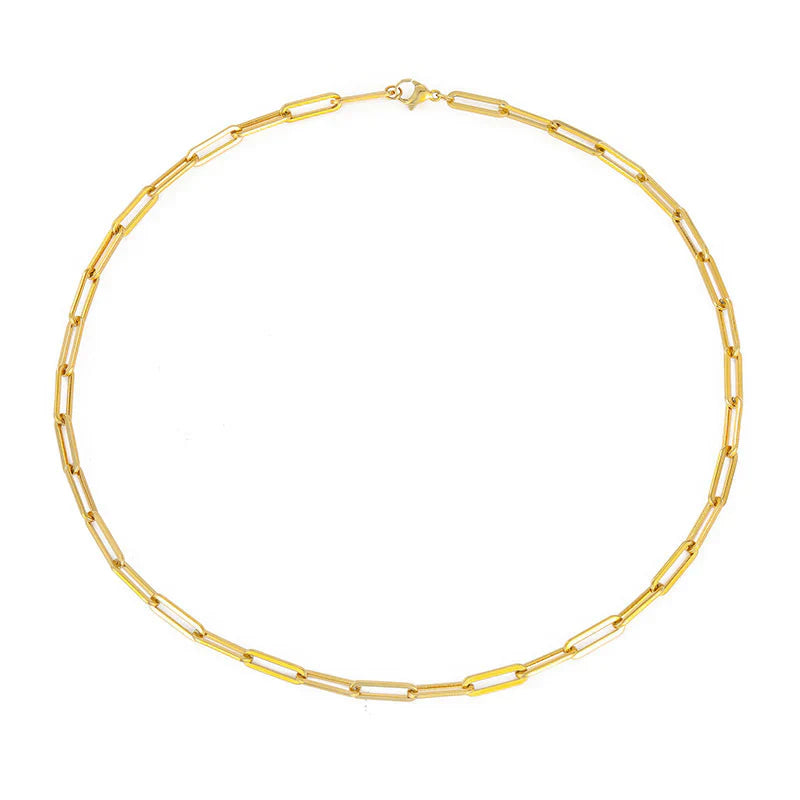 ZEVORA Archen Elegant Chain Necklace – Gold