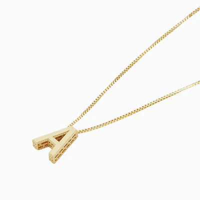 ZEVORA Love Letter Initial Necklace – Gold