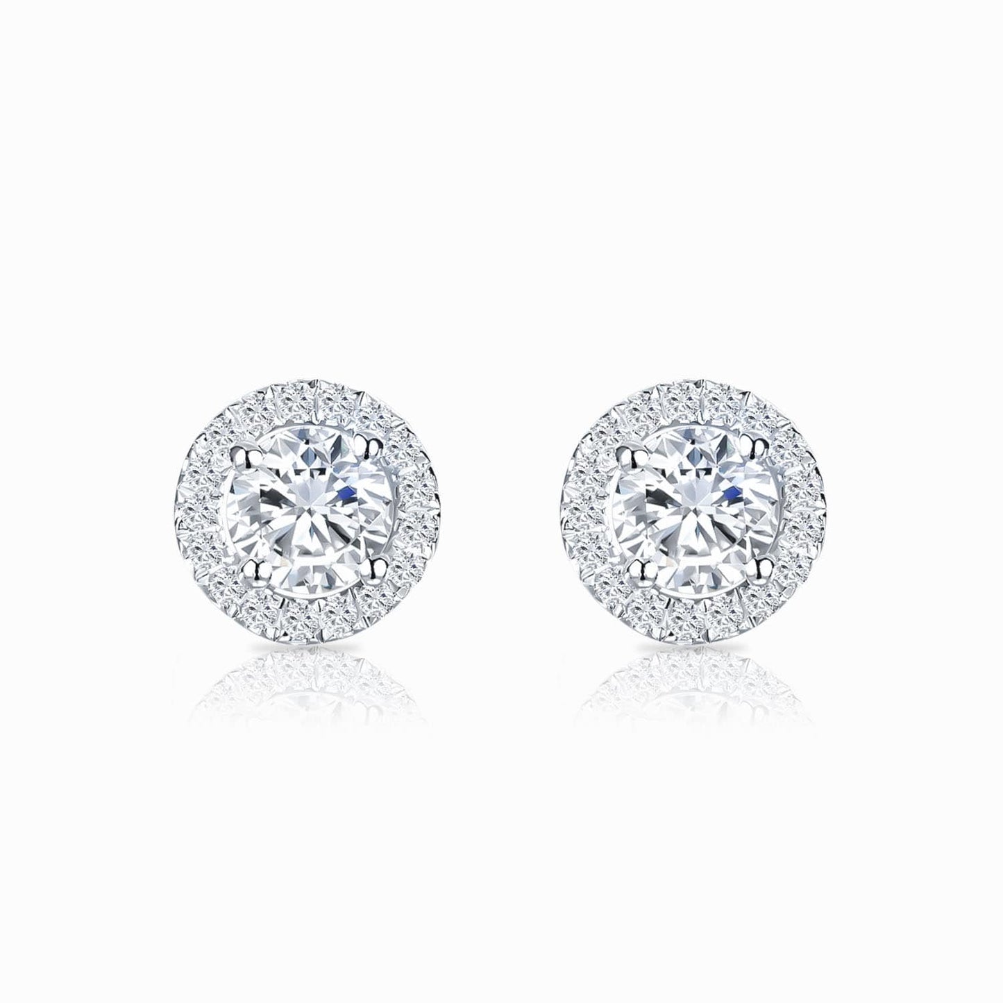 ZEVORA Belle Dame Earrings – White Gold French-Inspired Elegant Drop Earrings