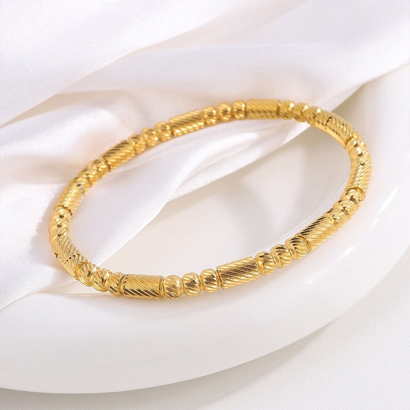 ZEVORA Isavetta Bruni Bracelet – Handmade White Gold Jewelry