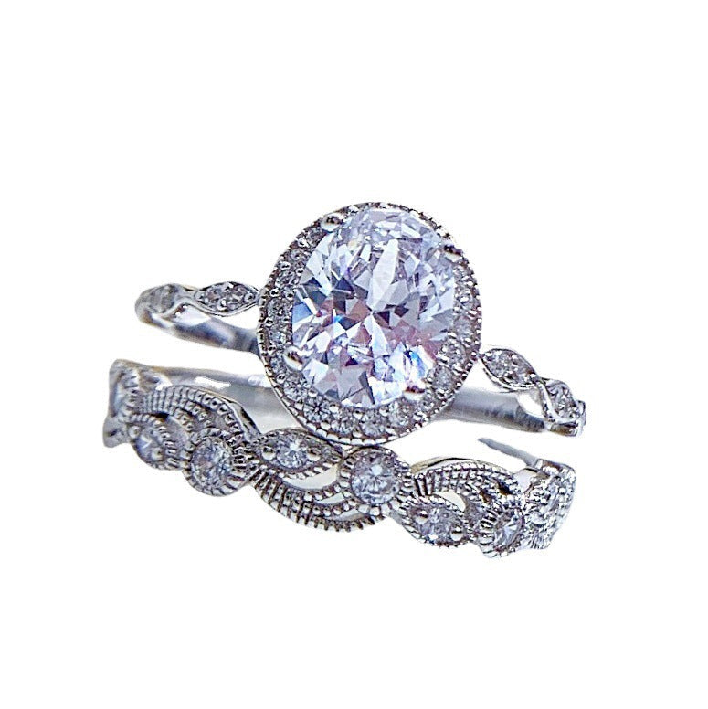ZEVORA Adelina Corsaglia Ring – Rose Gold & White Gold