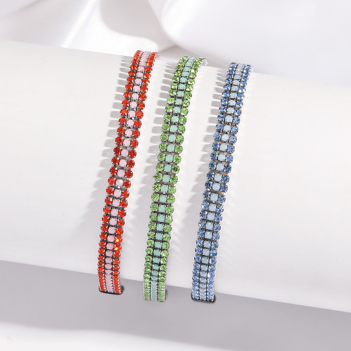 ZEVORA Signature Shine Bracelet – Handmade White Gold Jewelry