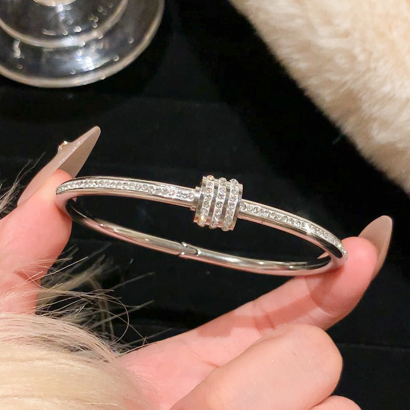 ZEVORA Vianna Lucente Bracelet – Handmade White Gold Jewelry