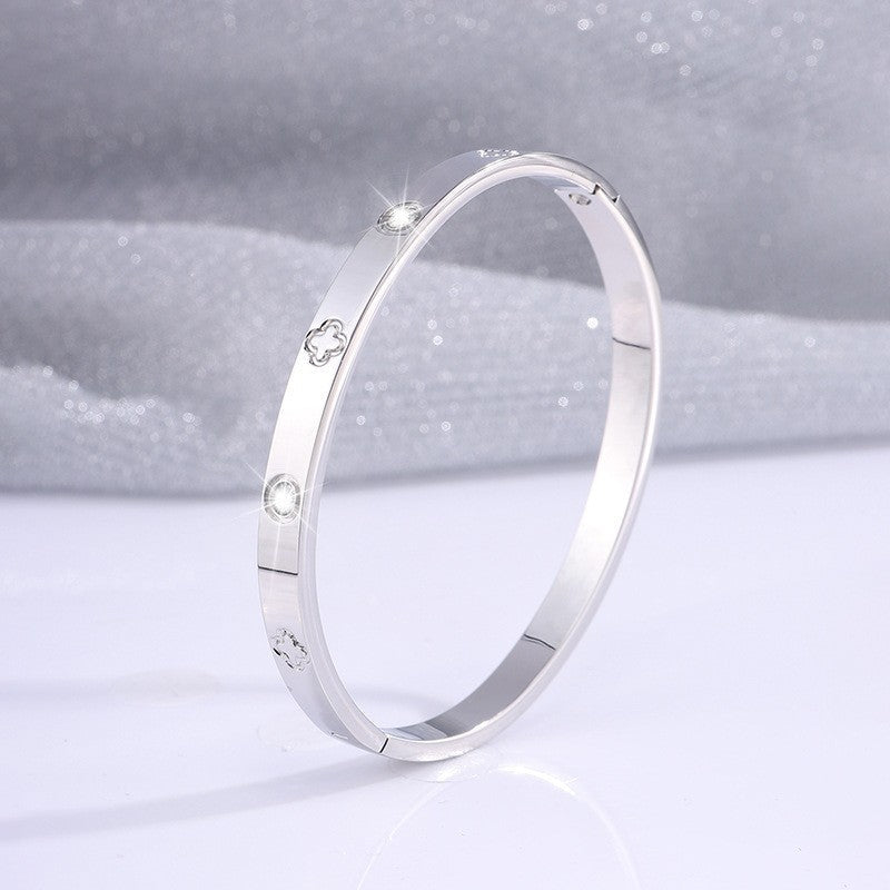 ZEVORA Allegra Ventorini Bracelet – Handmade White Gold Jewelry