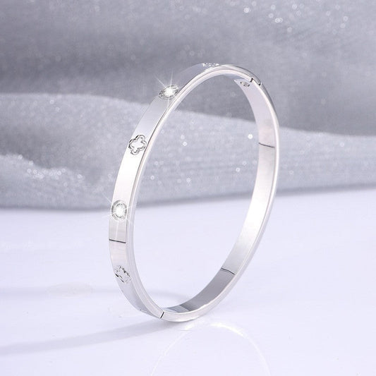 ZEVORA Allegra Ventorini Bracelet – Handmade White Gold Jewelry