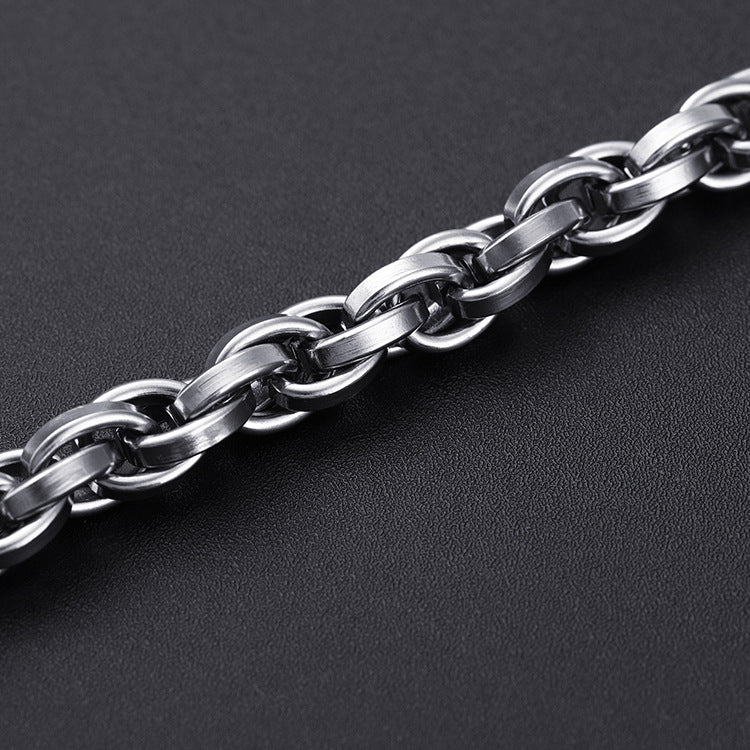 ZEVORA Riven Knox Bracelet – Handmade White Gold Jewelry