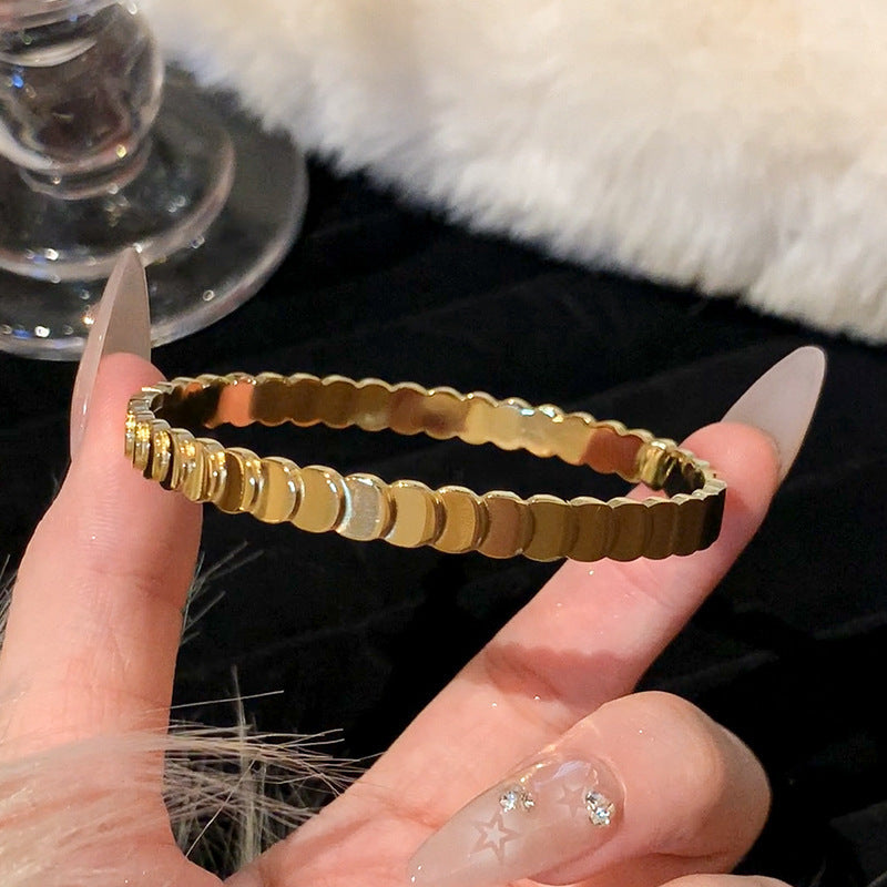 ZEVORA Delfina Corsetto Bracelet – Handmade Gold Jewelry
