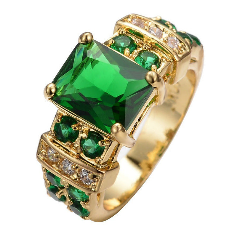 ZEVORA Averine Virdara Ring – Handmade Gold & Emerald Jewelry