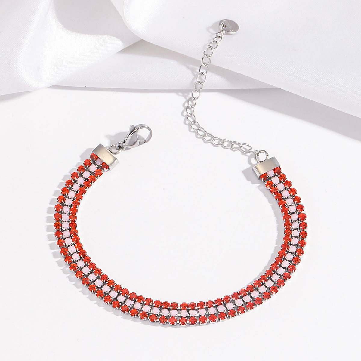 ZEVORA Signature Shine Bracelet – Handmade White Gold Jewelry