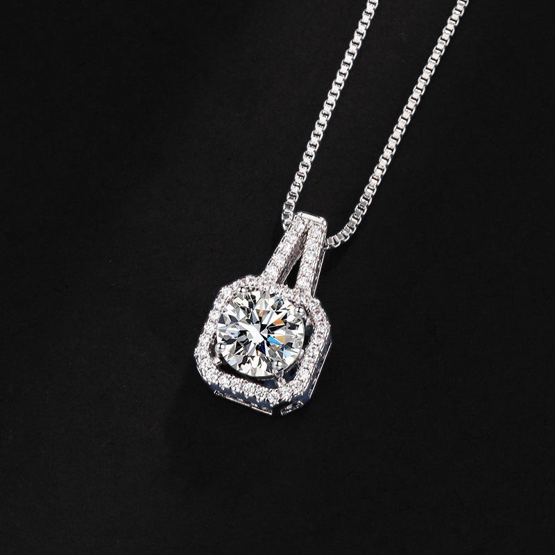 ZEVORA Elena Crystal Jewelry Set – White Gold