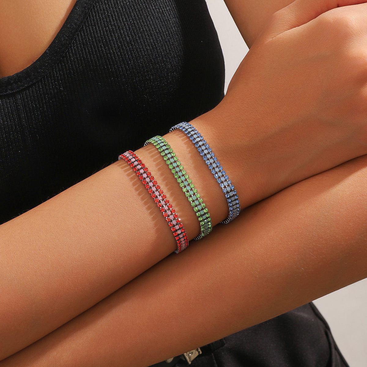 ZEVORA Signature Shine Bracelet – Handmade White Gold Jewelry