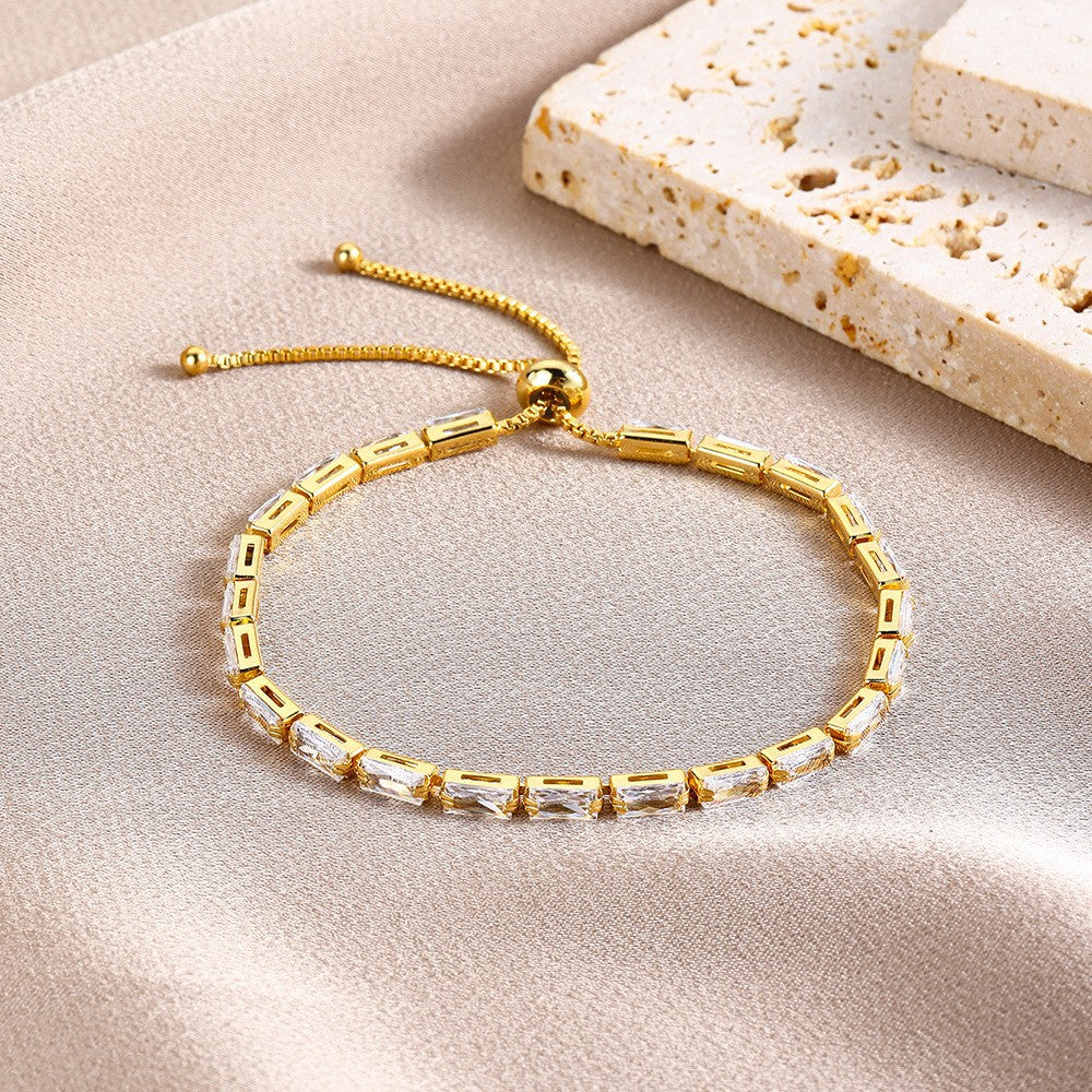 ZEVORA Horizen Tennis Bracelet – Gold