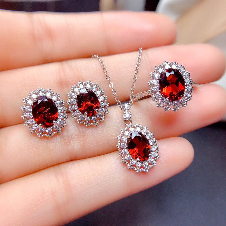ZEVORA Lyara Venisse Jewelry Set – White Gold