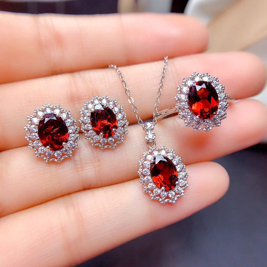 ZEVORA Lyara Venisse Jewelry Set – White Gold