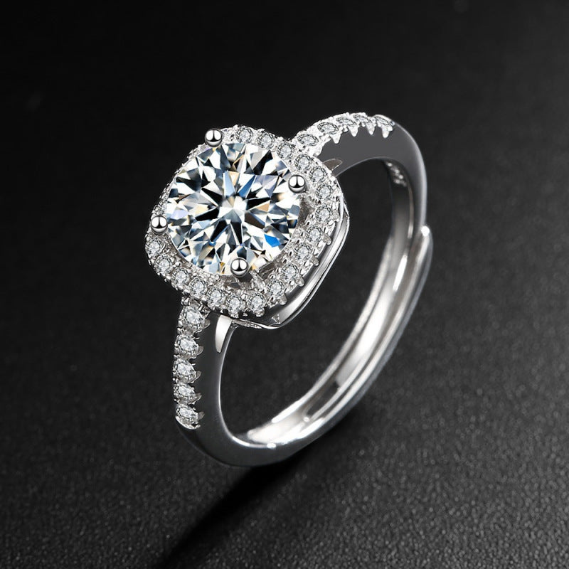 ZEVORA Elena Crystal Jewelry Set – White Gold