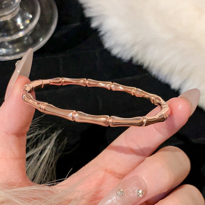 ZEVORA Rina Morellini Bracelet – Handmade Rose Gold Jewelry