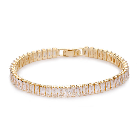 ZEVORA Vertéa Tennis Bracelet – Gold