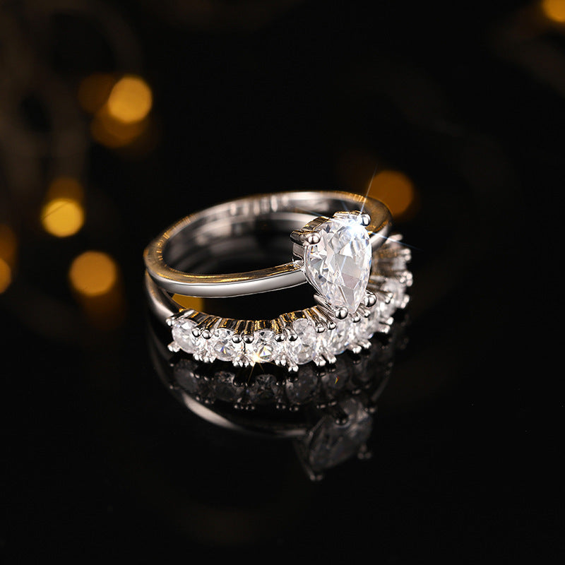 ZEVORA Vivienne Hartley Ring – Handmade White Gold Jewelry