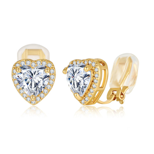 ZEVORA Golden Ember Earrings – 18K Gold Warm Ember Drop Earrings