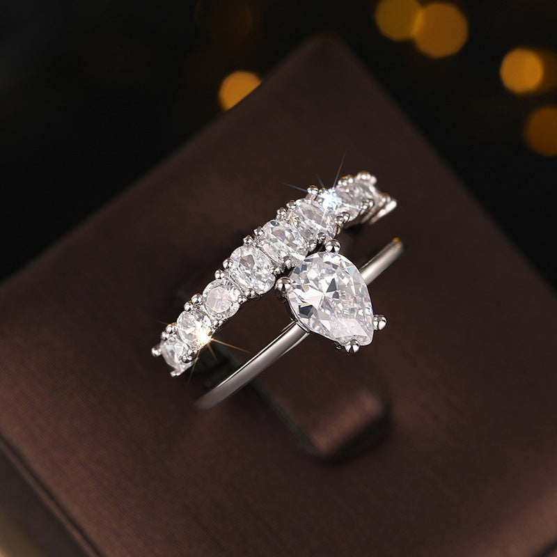 ZEVORA Vivienne Hartley Ring – Handmade White Gold Jewelry