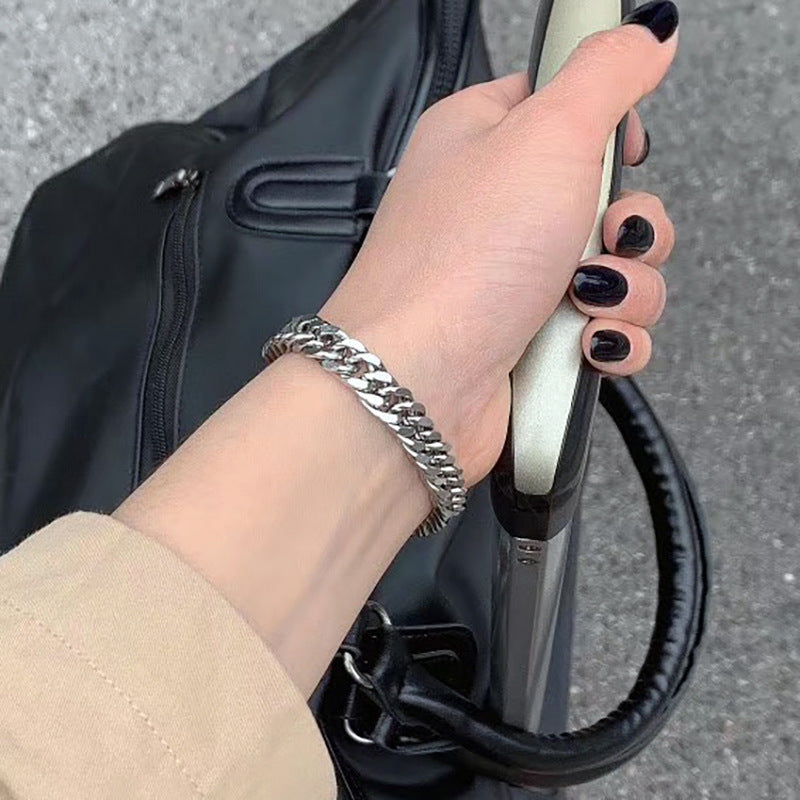 ZEVORA Sterling Vale Bracelet – Handmade White Gold Jewelry