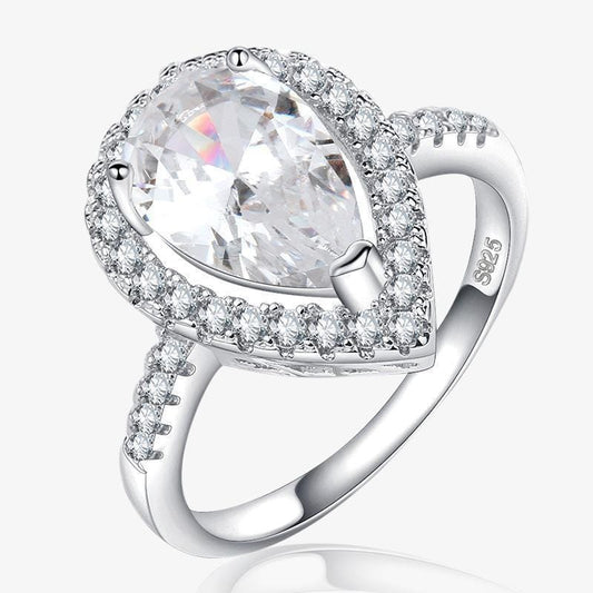 ZEVORA Silvana Terranova Ring – Handmade White Gold Italian Earth-Inspired Jewelry