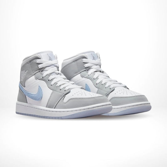 Air Jordan 1 Mid Wolf Grey Aluminum