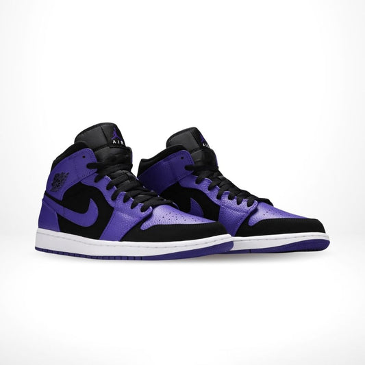 Air Jordan 1 Mid Black Dark Concord Black